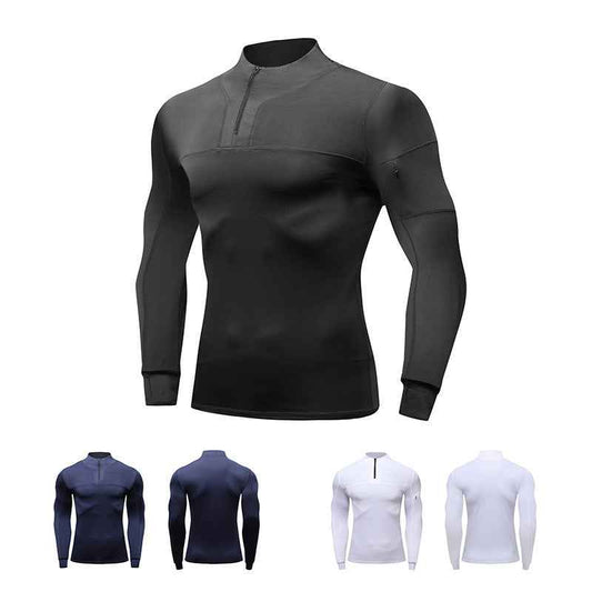Long-Sleeve Quick-Dry Sports Coat – Outdoor Tactical Workout Activewear