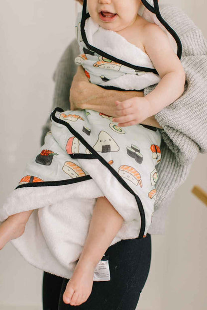 Hooded Towel Set - Sushi