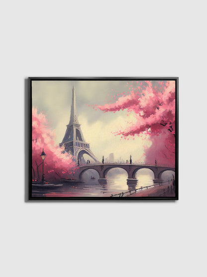 Leinwandbild-Eiffelturm-Wandkunst