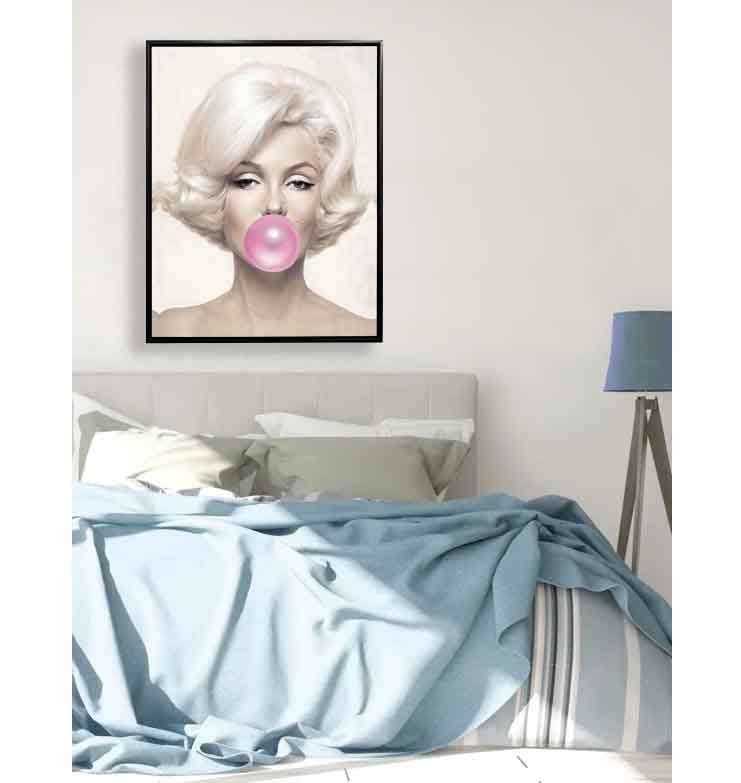 Marilyn in Pink – Wandkunstdruck