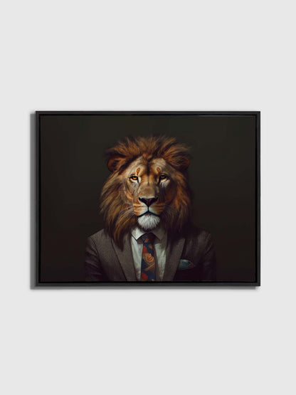 Wandbilder – Leinwandbilder Wildlife – Boss Löwe