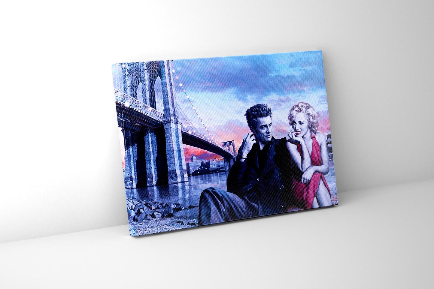 Wandkunstdruck Dean und Marilyn