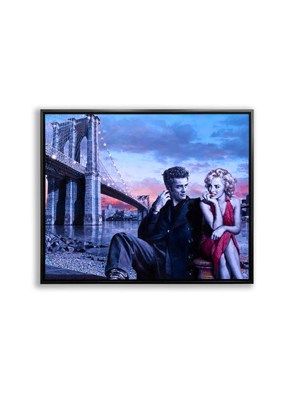 Wandkunstdruck Dean und Marilyn