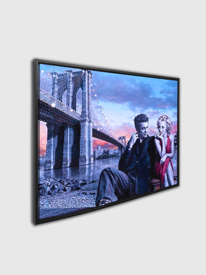 Wandkunstdruck Dean und Marilyn