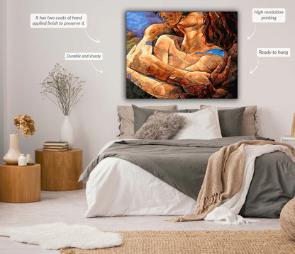 Wandkunstdruck - Intimität - Leinwandkunstdruck