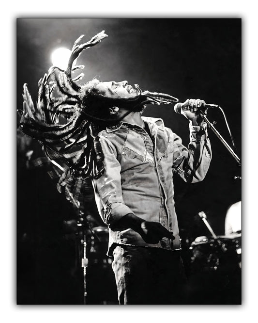 Wandkunst Bob Marley II Poster - Wanddeko
