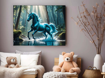 Einhorn 122 x 91 cm