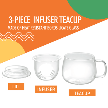 Earl Grey Loose Tea & Infusion Teacup Gift Set