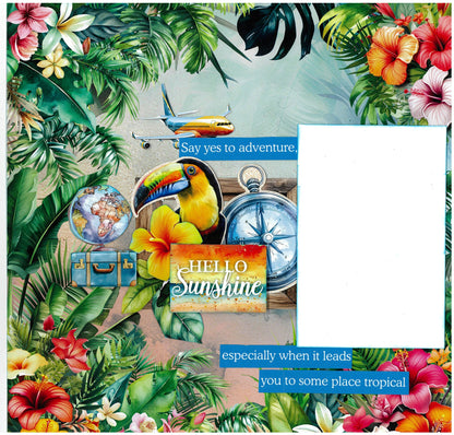 3Quarter Designs Tropic Excursion 12x12 Design Paper & Diecuts Set