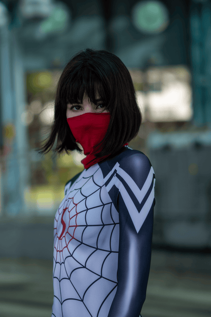 [Inventory Clearance] Super Hero Spider Cindy Cosplay Full Bodysuit Halloween Costume Zentai