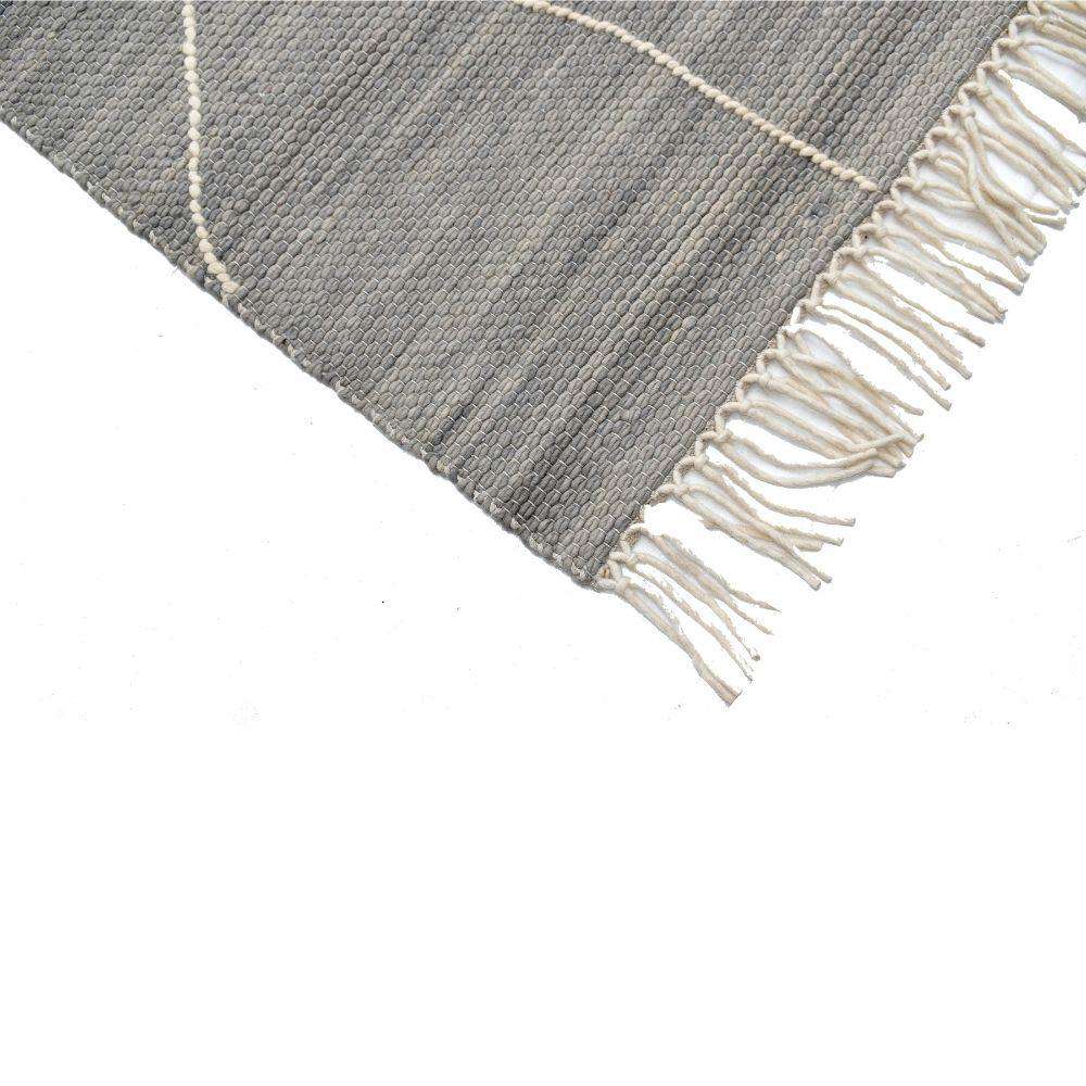 Teppich Mabel aus gewebter Wolle 6X9
