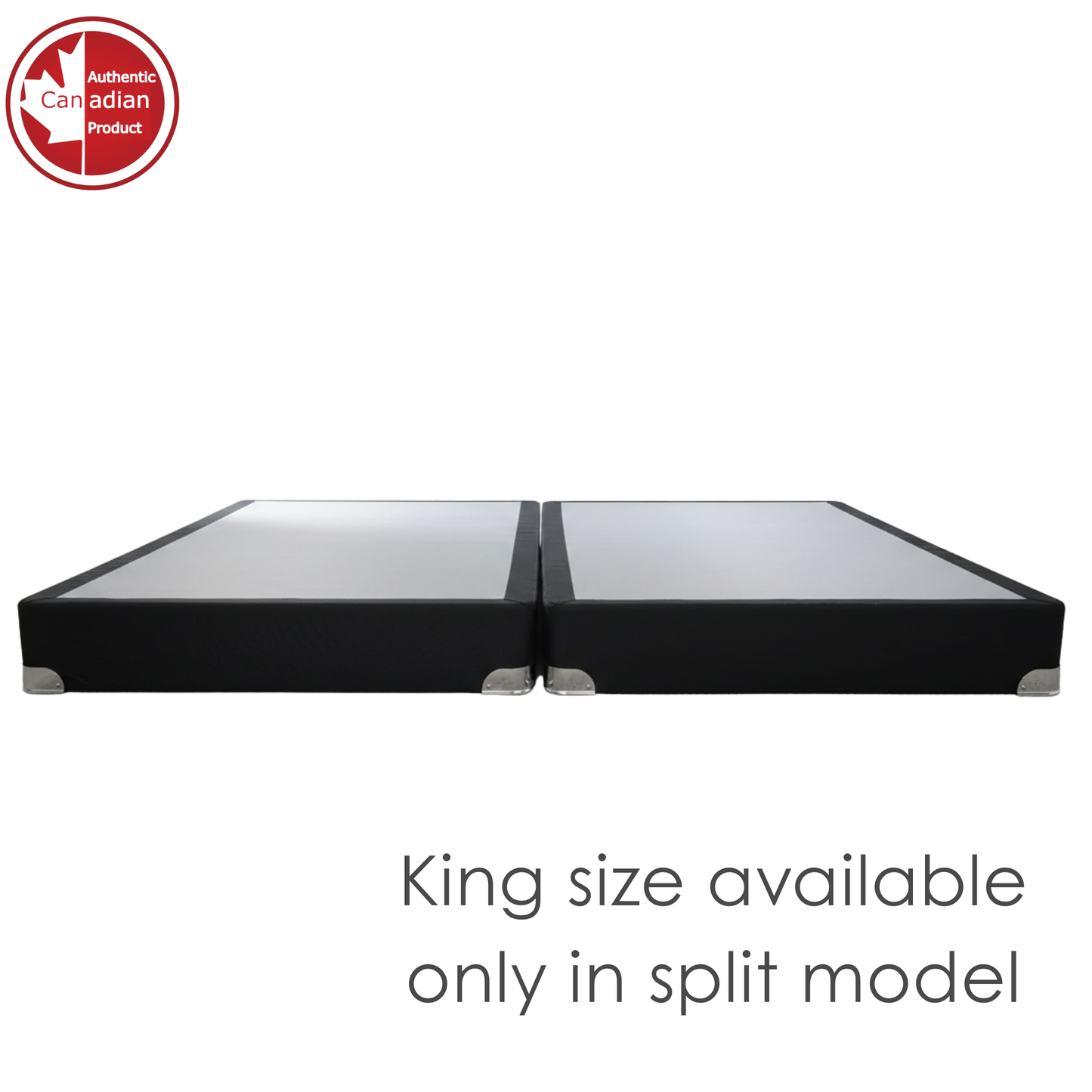 UltraFlex® Premium Massivholz Boxspring-Matratzenunterlage 4" Niedrigprofil – Twin, Double, Queen, King | Premium Hochleistungs-Matratzenbasis, Keine Montage Erforderlich, Kompatibel mit allen Matratzentypen – Hergestellt in Kanada