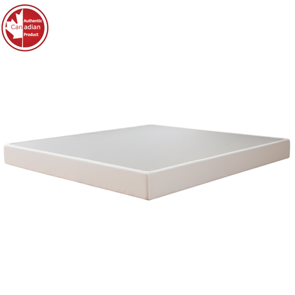 UltraFlex® Premium Massivholz Boxspring-Matratzenunterlage 4" Niedrigprofil – Twin, Double, Queen, King | Premium Hochleistungs-Matratzenbasis, Keine Montage Erforderlich, Kompatibel mit allen Matratzentypen – Hergestellt in Kanada