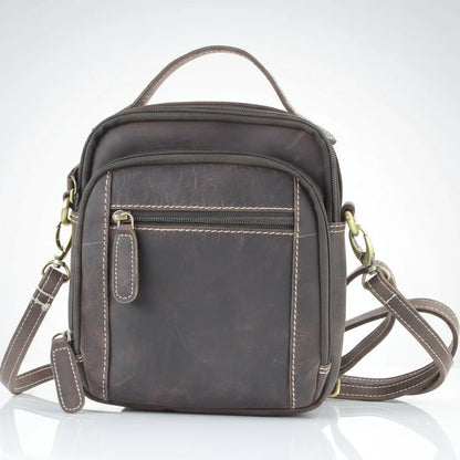 Hunter Leather Bag with Top Handle