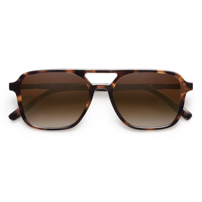 SOJOS Retro Aviator Sunglasses for Women Men,Trendy Rectangle Womens Mens Shades Sun Glasses SJ2202 Tortoise Frame Brown Grading Lens 🍁 All In One Marketplace Canada