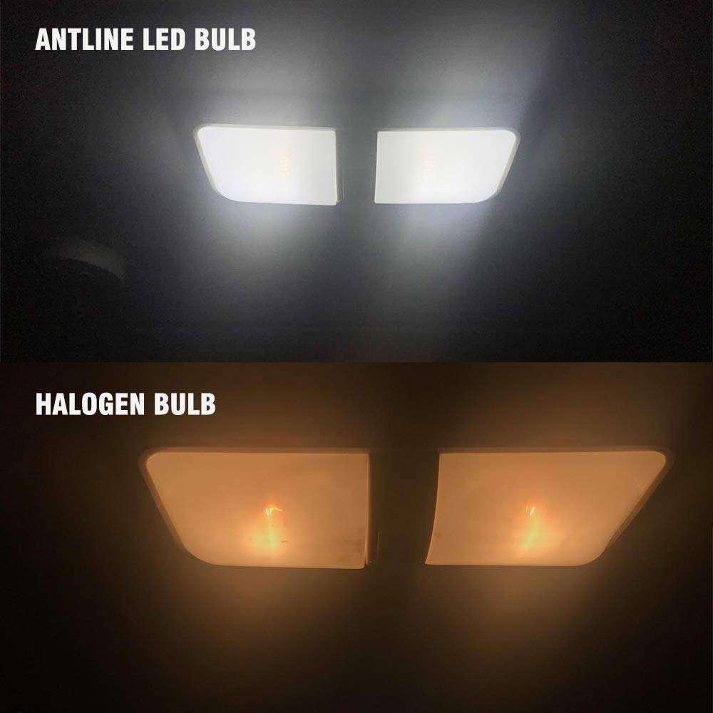 Antline 1156 1141 1003 7506 BA15S LED Bulbs Xenon White 20-Packs, Super Bright 3014 50-SMD LED Replacement for 12 Volt RV Camper Trailer Boat Trunk Interior Light Bulbs 🍁 All In One Marketplace Canada