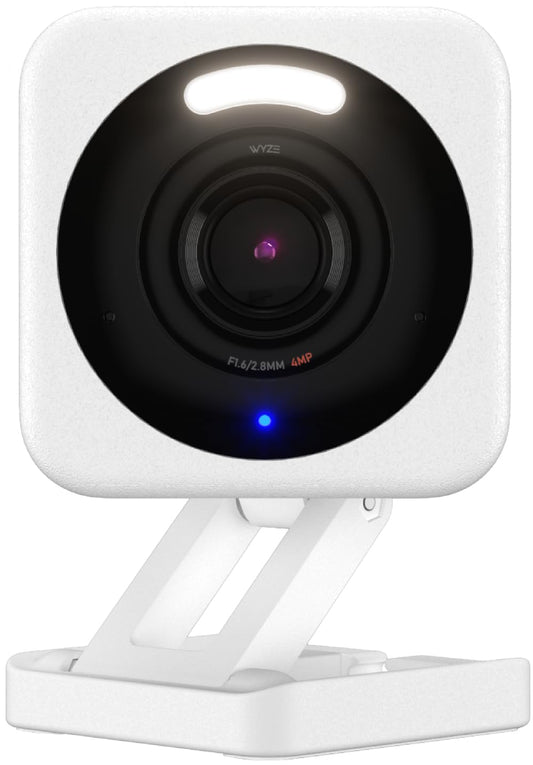 WYZE Cam v4 (Latest Model), 2.5K AI Security Camera, Indoor/Outdoor Cameras for Home Security, Vibrant Color Night Vision, No Subscription Required, Free Expert Help, White 🍁 All In One Marketplace Canada