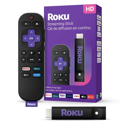 Roku® Streaming Stick™ 2025 - HD Roku Streaming Device for TV with Voice Remote - Free & Live TV 🍁 All In One Marketplace Canada
