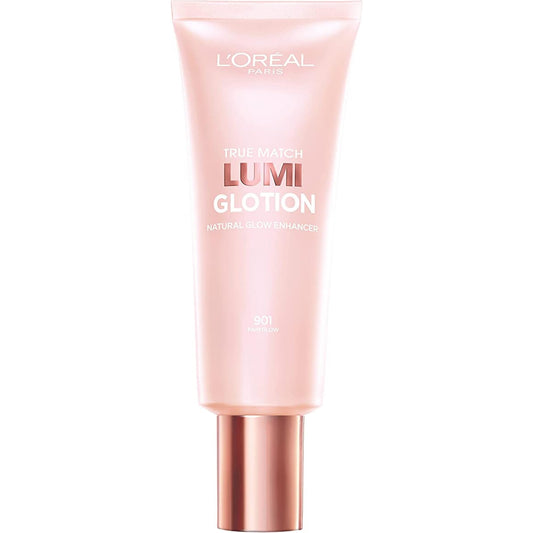 L’Oréal Paris True Match Lumi Glotion, Highlighter, Natural Glow Enhancer for Face & Body, Makeup, Instantly Hydrates and Illuminates Skin, Sheer Color Tint, Offers a Sunkissed Glow, 901 Fair, 40 ml 🍁 All In One Marketplace Canada