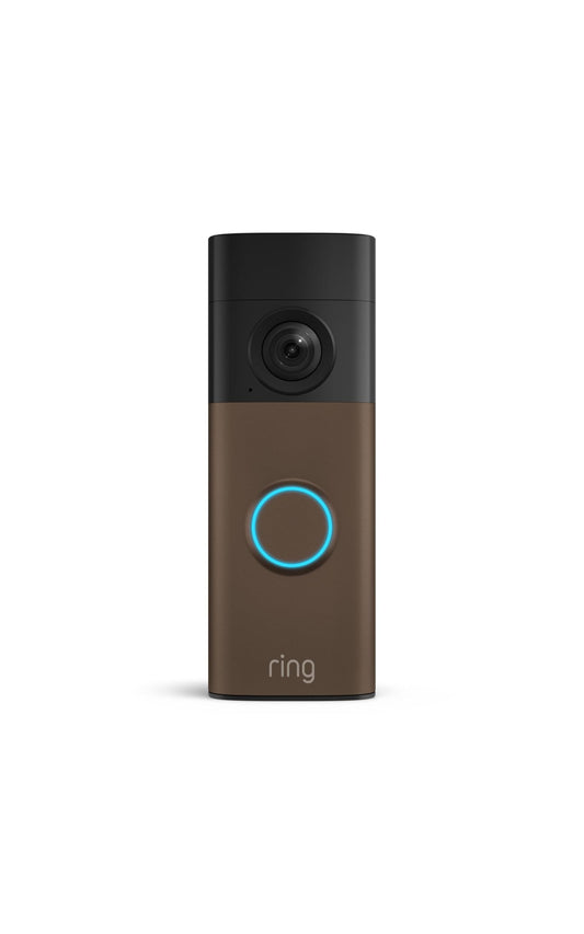 Ring Battery Doorbell (newest model) — Retinal 2K with wide-angle video, up to 6x Enhanced Zoom, Two-Way Talk, and Built-In Battery, Matte Mocha 🍁 All In One Marketplace Canada