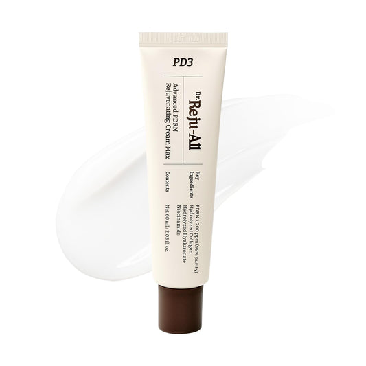 Dr. Reju-All Advanced PDRN Rejuvenating Cream Max – 99% Pure Salmon DNA Gel Type Face Moisturizer – Optimal 1200ppm for Glass Skin & Plumping – Korean Pharmacy Anti-Aging Skin Care Face Cream - 60ml 🍁 All In One Marketplace Canada