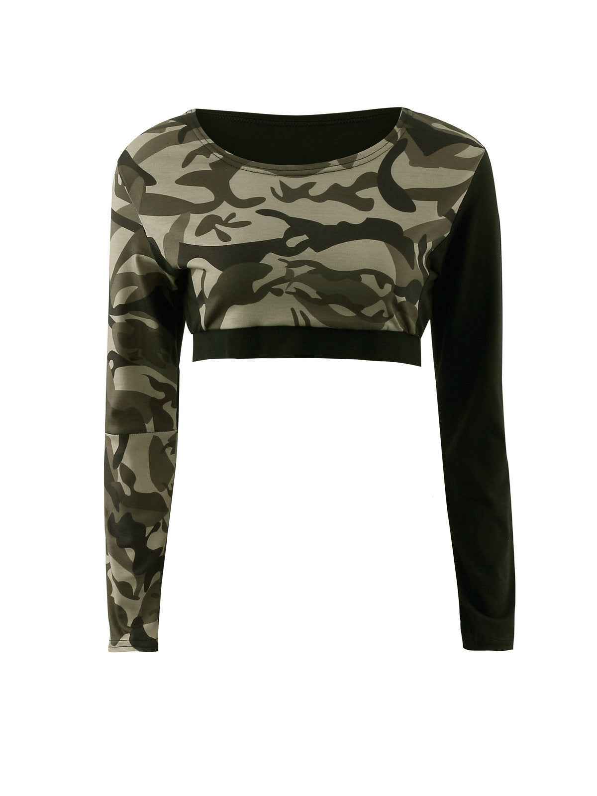 Stitching Camouflage Print Hip-Lifting Yoga Suit – Women’s Sports Fitness Set