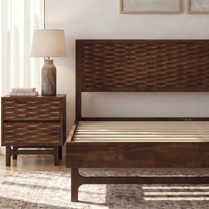 Elara Solid Wood Bed Frame