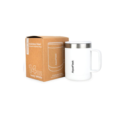 Aquaflask Thermobecher isoliert mit Deckel und Henkel 415ml (14 oz)