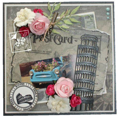 Cutting- Embossing- Debossing die  - Tower of Pisa