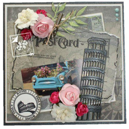 Cutting- Embossing- Debossing die  - Tower of Pisa
