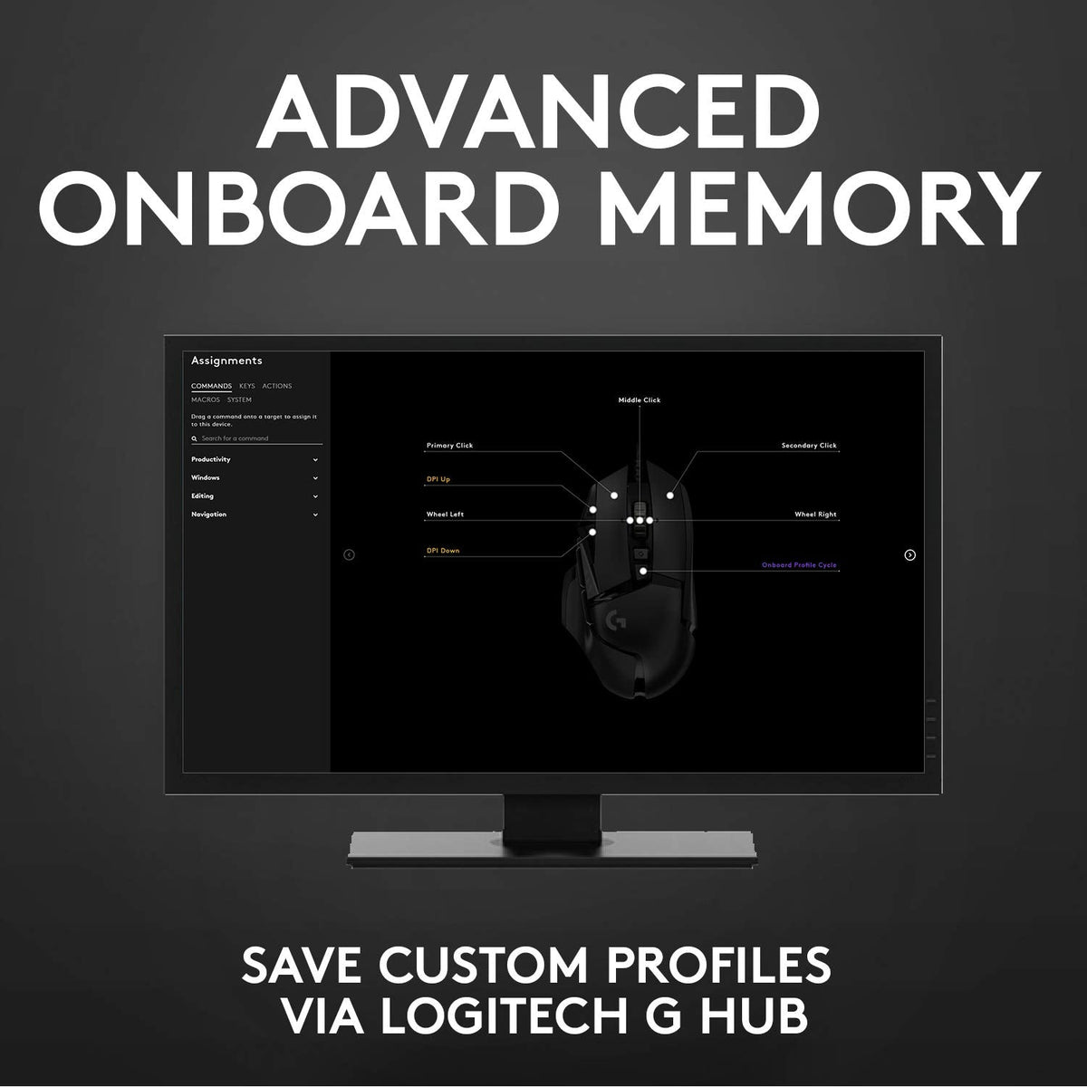 Logitech G502 Hero High Performance Wired Gaming Mouse, Hero 25K Sensor, 25,600 DPI, RGB, Adjustable Weights, 11 Programmable Buttons, On-Board Memory, PC/Mac, Black 🍁 All In One Marketplace Canada