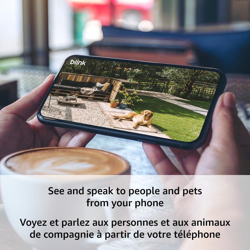 Blink Outdoor 4 – Wireless smart security camera, two-year battery life, 1080p HD day and infrared night live view, two-way talk. Sync Module Core included – 5 camera system 🍁 All In One Marketplace Canada