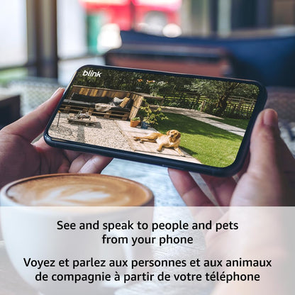 Blink Outdoor 4 – Wireless smart security camera, two-year battery life, 1080p HD day and infrared night live view, two-way talk. Sync Module Core included – 5 camera system 🍁 All In One Marketplace Canada