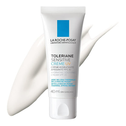 La Roche-Posay Face Moisturizer with SPF 30 for Sensitive Skin, Toleriane Sensitive UV Facial Lotion, Hydrating & Soothing Moisturizer with Thermal Water, Recommended by Dermatologists, 40 ml. 🍁 All In One Marketplace Canada