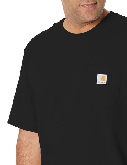 Carhartt Men's K87 Workwear Short Sleeve T-Shirt (Regular and Big & Tall Sizes), Black, Meduim 🍁 All In One Marketplace Canada