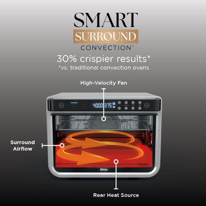 Ninja DT201C, Foodi 10-in-1 XL Pro Air Fry Oven, Stainless steel, 1800W (Canadian version) 🍁 All In One Marketplace Canada