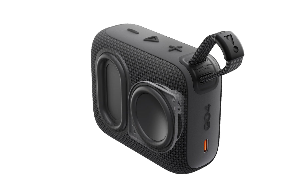 JBL Go 4 - Ultra-Portable, Waterproof and Dustproof Bluetooth Speaker, 7-Hour Built-in Battery, Made in Part with Recycled Materials (Blue) 🍁 All In One Marketplace Canada