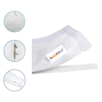 HOOMEE 300CM (118 inch ) Universal Window Seal for Portable Air Conditioner And Tumble Dryer Works with Every Mobile Air-Conditioning, Easy to Install Air Exchange Guards With Zip and Adhesive Fastener 🍁 All In One Marketplace Canada
