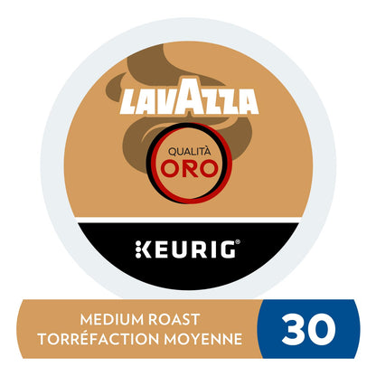Lavazza Qualità Oro Medium Roast K-Cup Coffee Pods, 30 Count For Keurig Coffee Makers 🍁 All In One Marketplace Canada