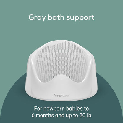 Angelcare Baby Bath Support, Grey, for Babies Less Than 6 Months of Age, Made in Canada 🍁 All In One Marketplace Canada