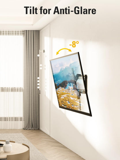Mounting Dream TV Wall Mount for Most 37-75" TVs, Tilting TV Mount Low Profile up to VESA 600x400mm and 132 LBS Loading, Fits 16", 18", 24" Studs, Easy for TV Centering and Space Saving MD2268-LK 🍁 All In One Marketplace Canada