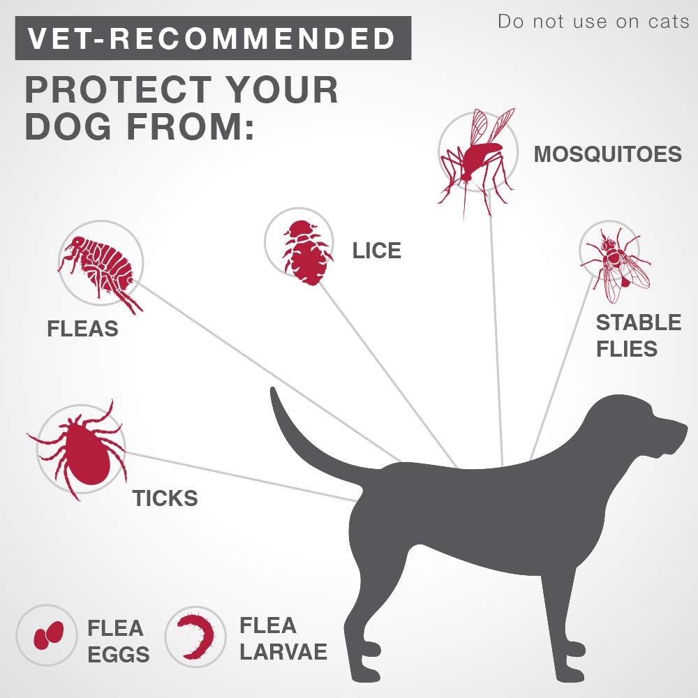 K9 Advantix II Flea and Tick Treatment for Large Dogs weighing 11 kg to 25 kg (24 lbs. to 55 lbs.)-4 doses 🍁 All In One Marketplace Canada