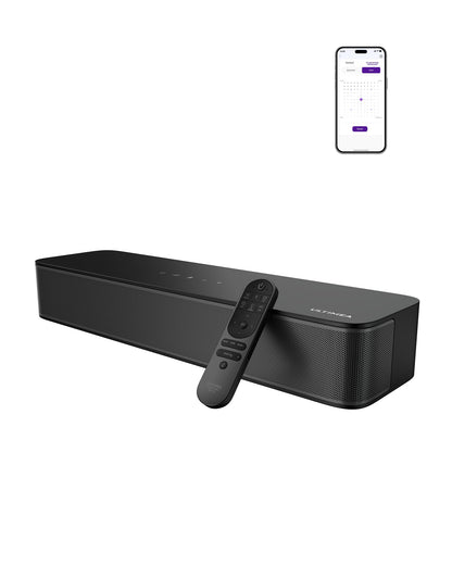 ULTIMEA 2.1ch Sound Bar for TV, Built-in Subwoofer, Peak Power 132W, App Control, 16 Inches Bluetooth 5.4 TV Speakers Soundbar, All-in-one PC Soundbar for Game, Opt/AUX/Wall Mount, Poseidon M20 Pro 🍁 All In One Marketplace Canada