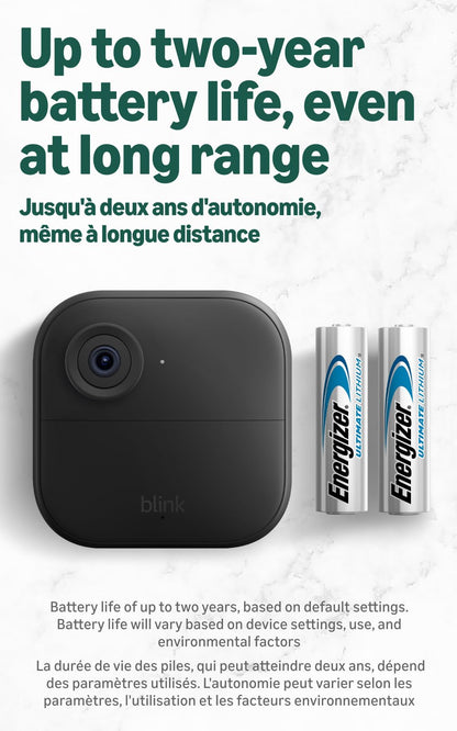 Blink Outdoor XR+ — Extended Range Wireless Outdoor 4 Camera with 10x security coverage powered by Blink's proprietary XR technology — 1 camera system 🍁 All In One Marketplace Canada
