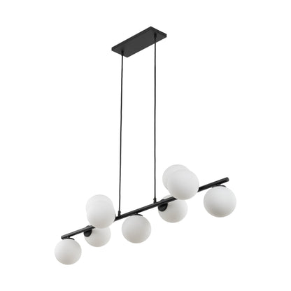 ESTERA 9-Light Scandinavian Glass Pendant Light for Dining Table & Modern Interiors