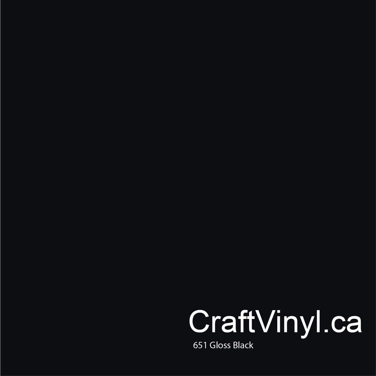 Oracal 651 Glossy Black #070sheets and rolls