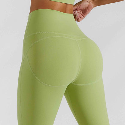 Women’s Ribbed One-Shoulder Yoga Set – Backless Sports Bra & Yoga Pants