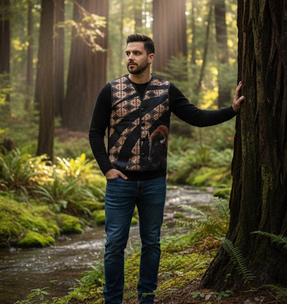Buffalo Native Vest(Black)