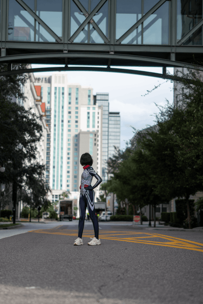[Inventory Clearance] Super Hero Spider Cindy Cosplay Full Bodysuit Halloween Costume Zentai