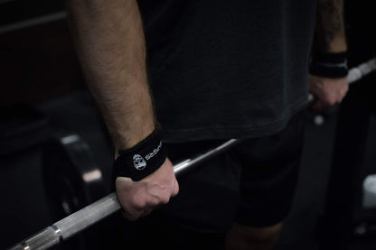 Gymreapers Lifting Wrist Straps for Weightlifting, Bodybuilding, Powerlifting, Strength Training, & Deadlifts - Padded Neoprene with 18" Cotton (Black) 🍁 All In One Marketplace Canada